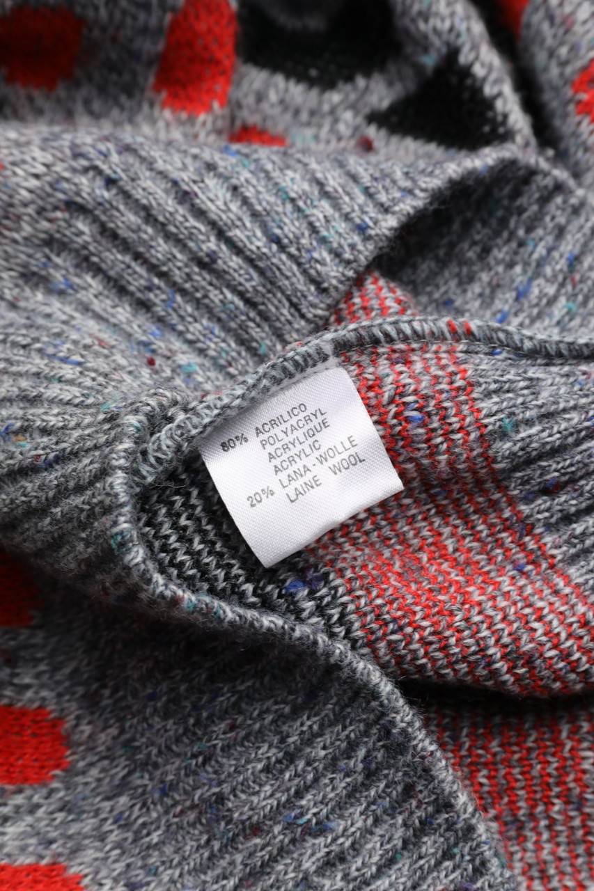 Carou VINTAGE Pullover Mit Muster Aus Woll-Mix