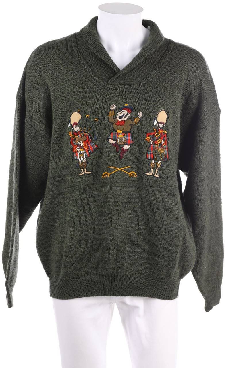 Carou VINTAGE Pullover mit Stickereien