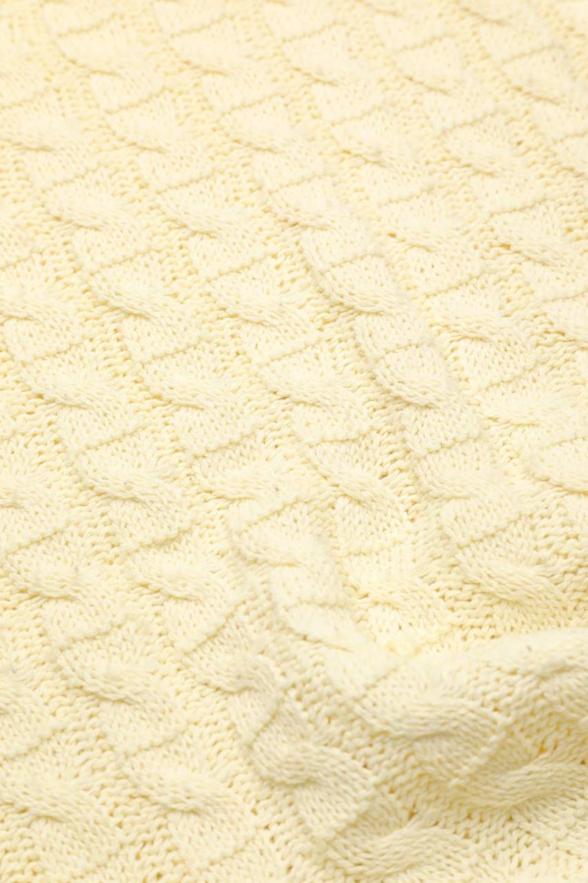 Carou VINTAGE Pullover Mit Zopf-Muster