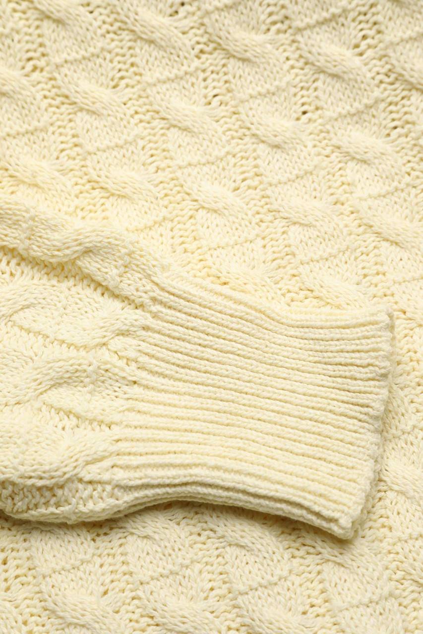 Carou VINTAGE Pullover Mit Zopf-Muster