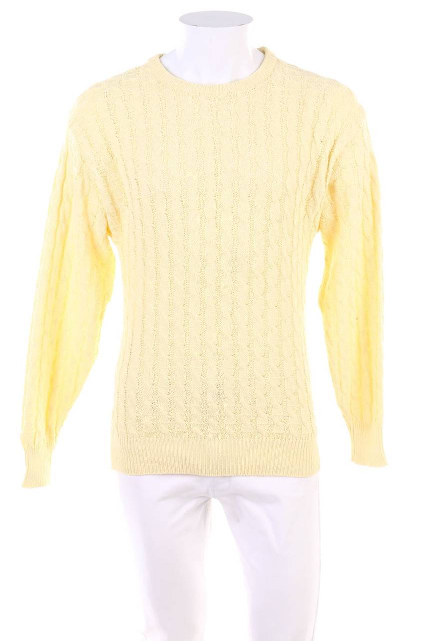 Carou VINTAGE Pullover mit Zopf-Muster