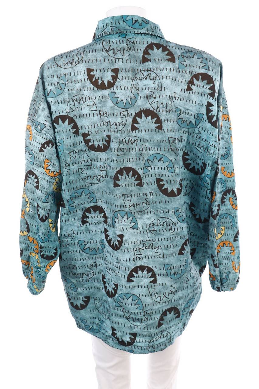 Carou VINTAGE Regen-Jacke Mit Muster