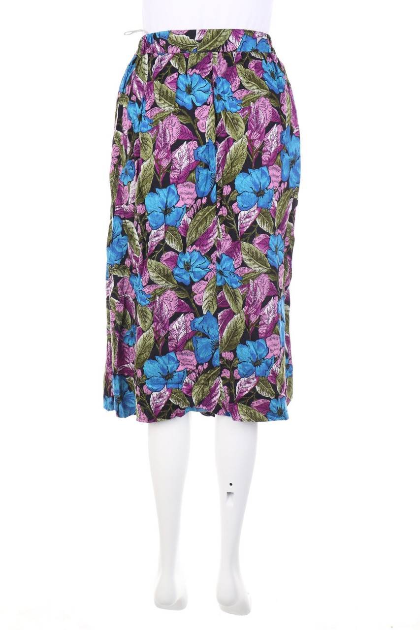 Carou VINTAGE Rock Mit Blumen-Print