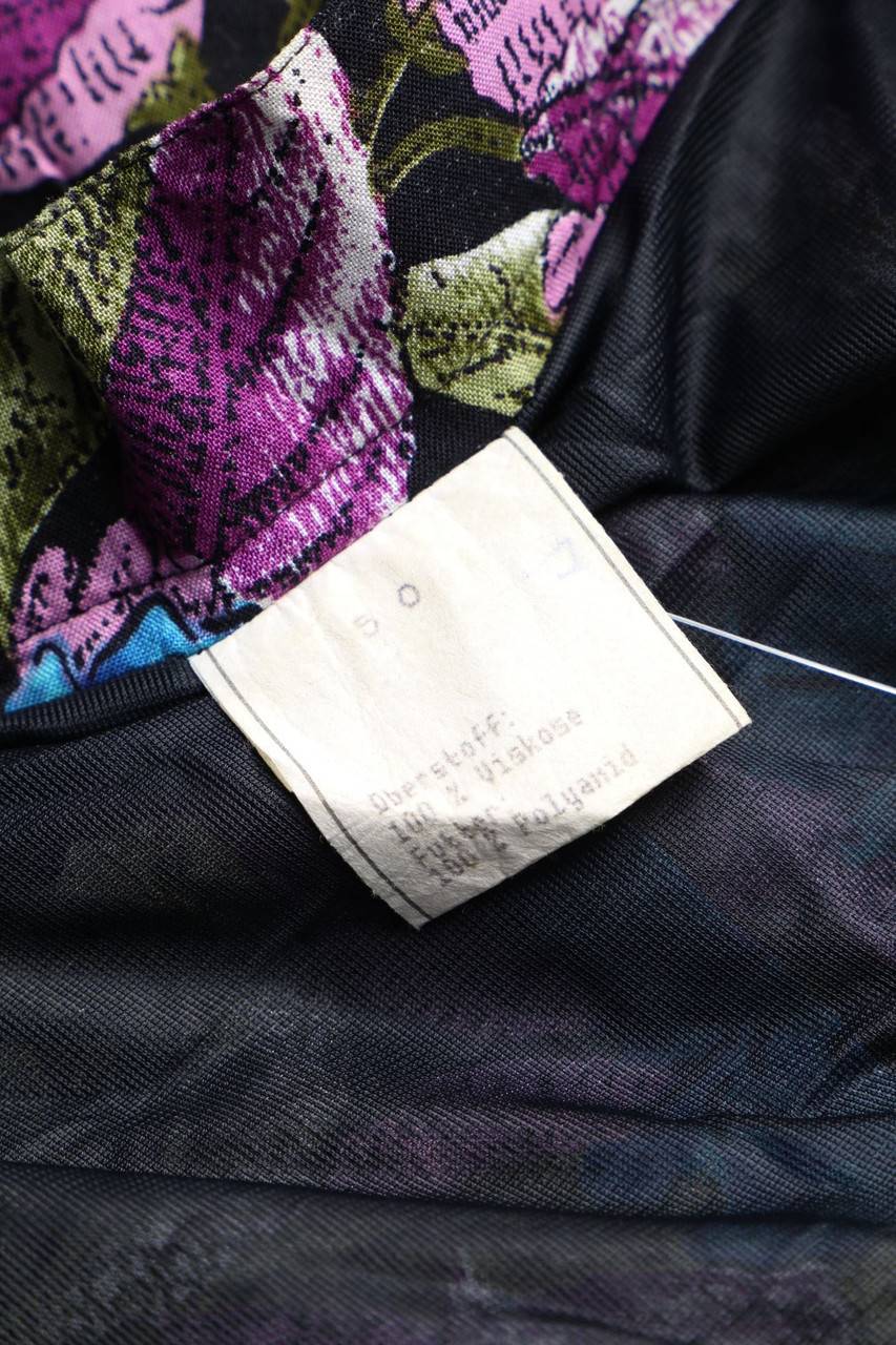 Carou VINTAGE Rock Mit Blumen-Print