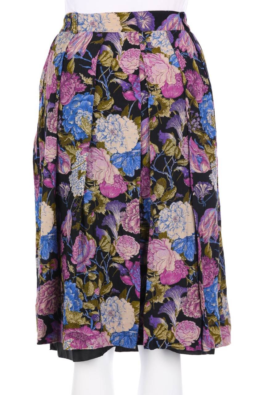 Carou VINTAGE Rock Mit Blumen-Print