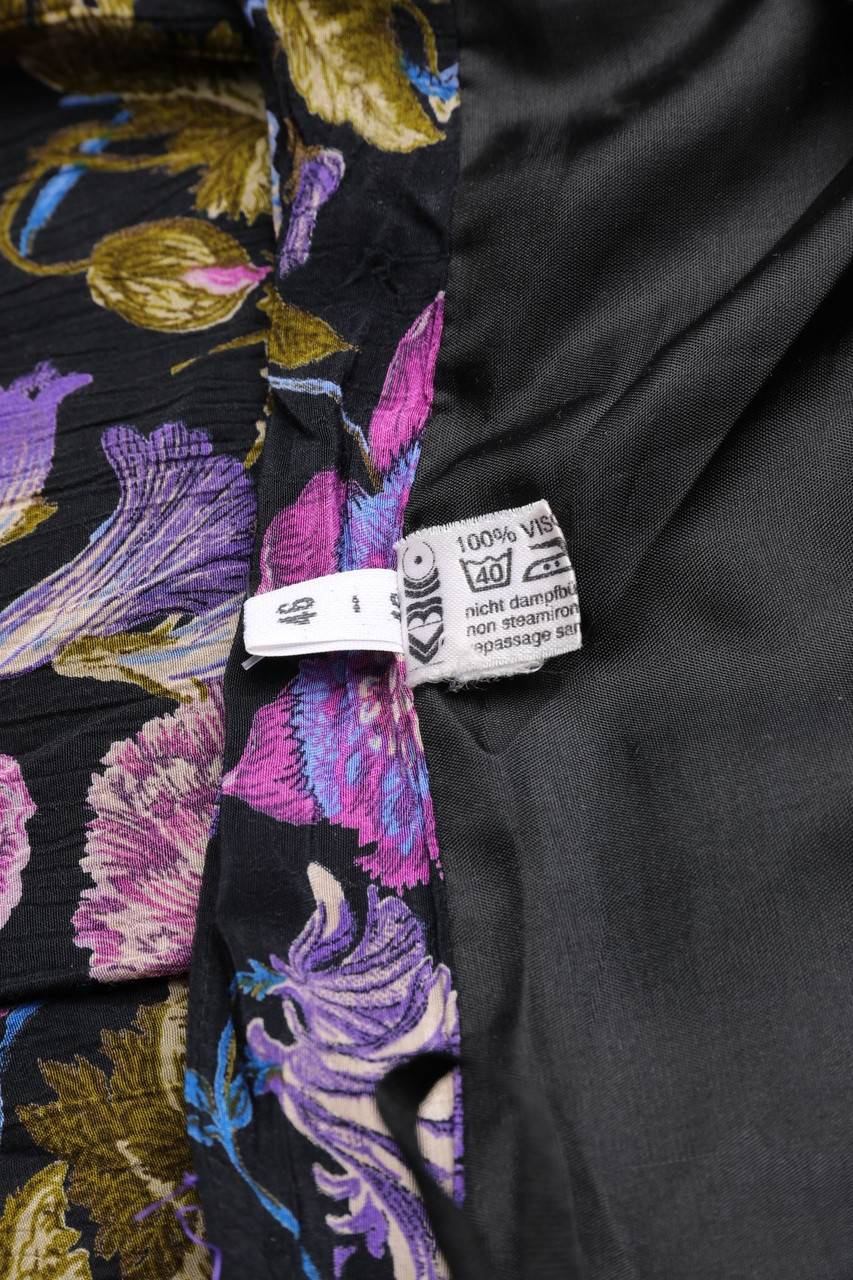 Carou VINTAGE Rock Mit Blumen-Print