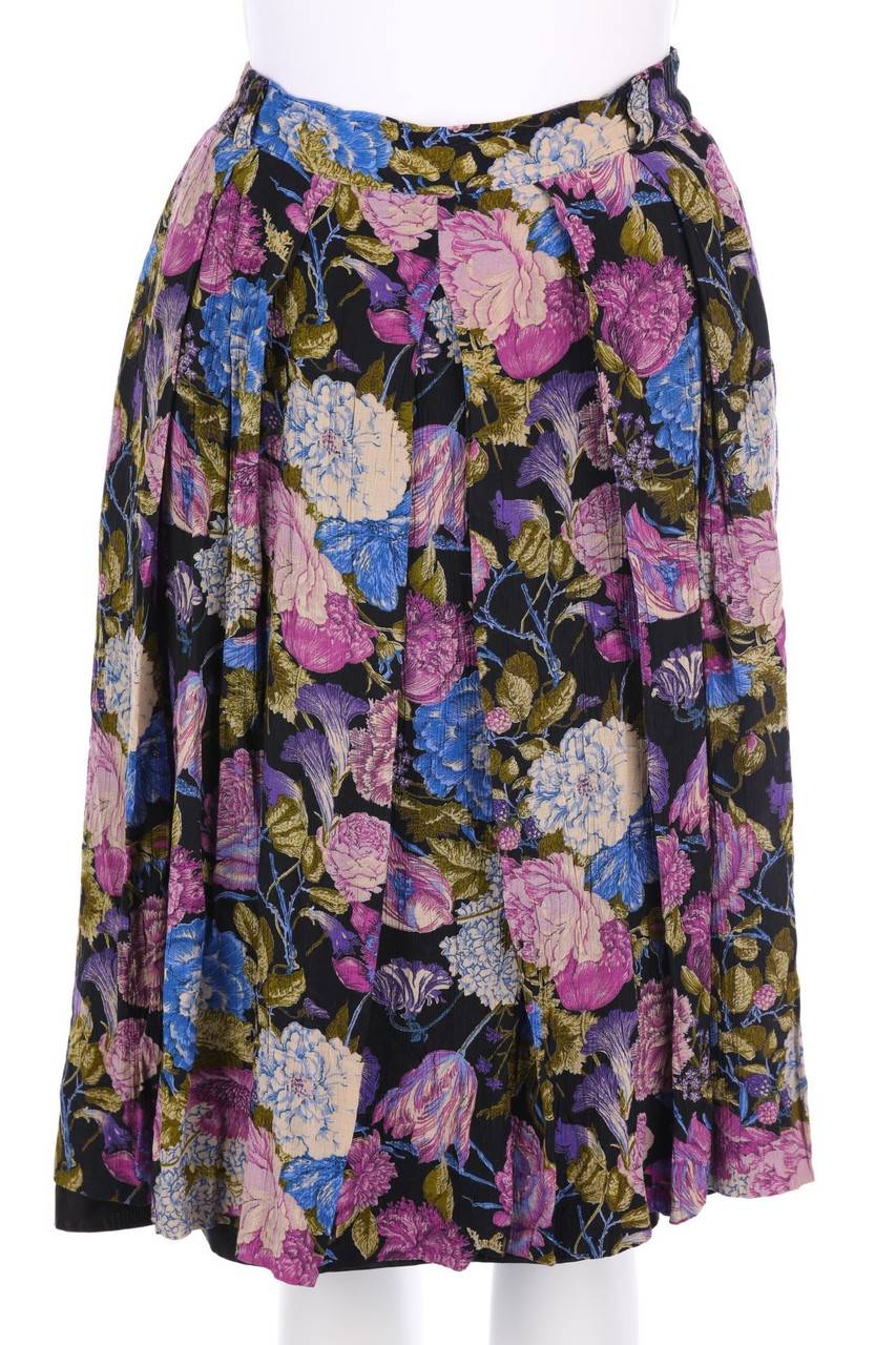 Carou VINTAGE Rock mit Blumen-Print