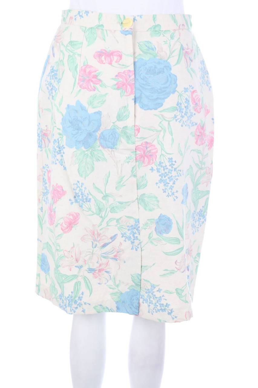 Carou VINTAGE Rock Mit Blumen-Print