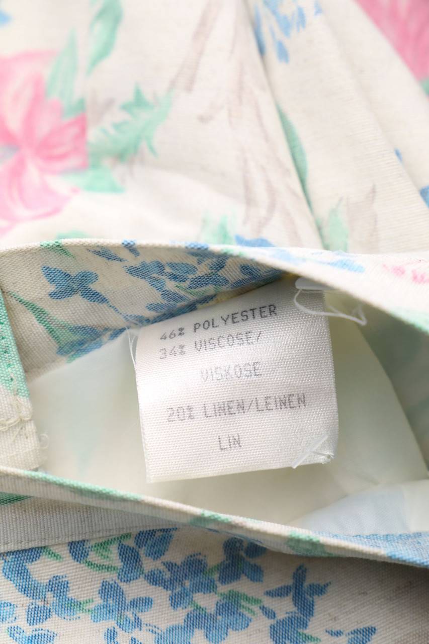 Carou VINTAGE Rock Mit Blumen-Print