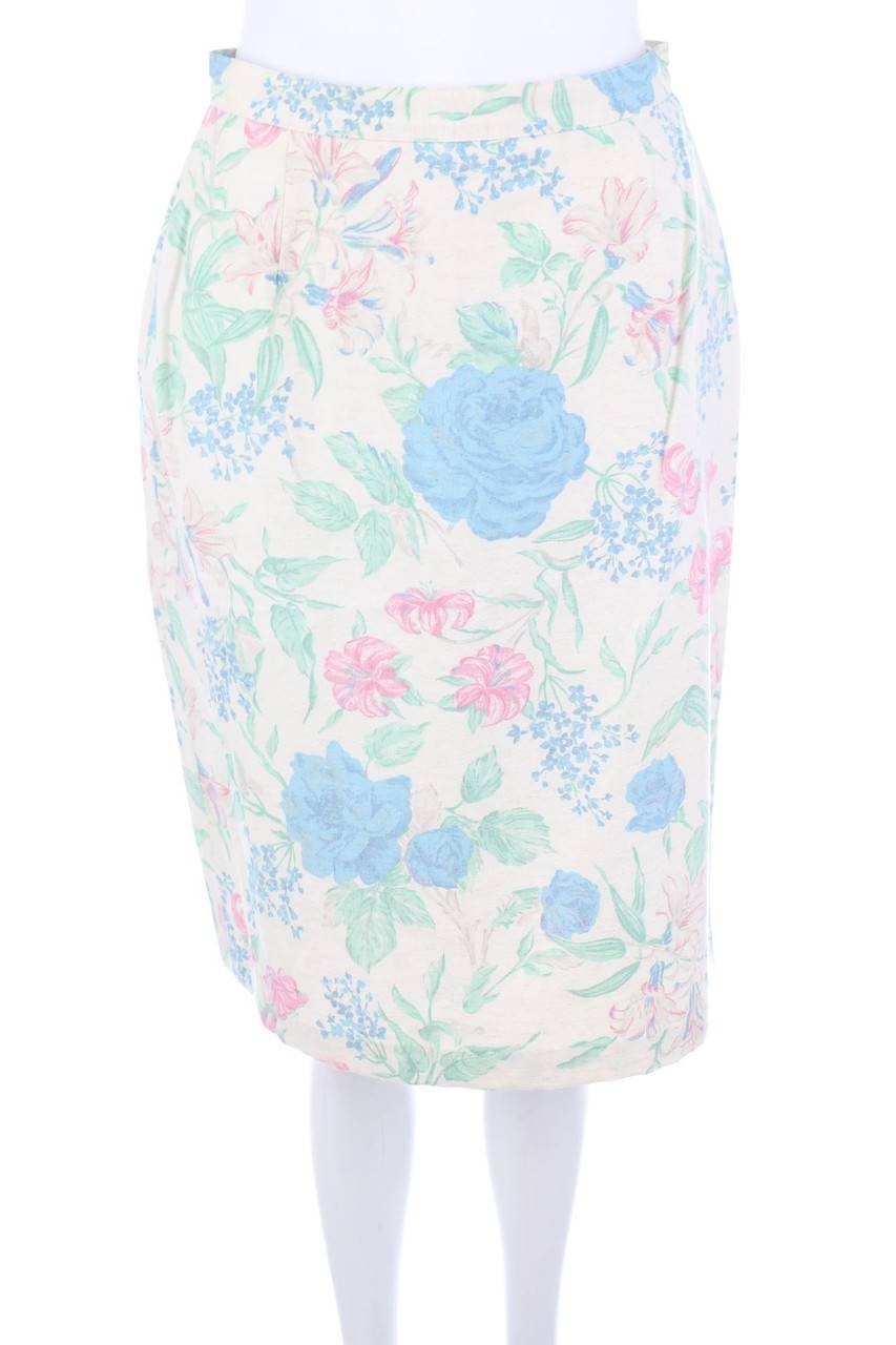 Carou VINTAGE Rock mit Blumen-Print