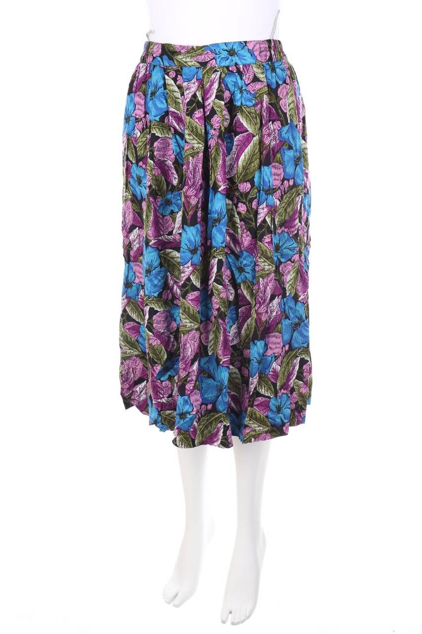 Carou VINTAGE Rock mit Blumen-Print