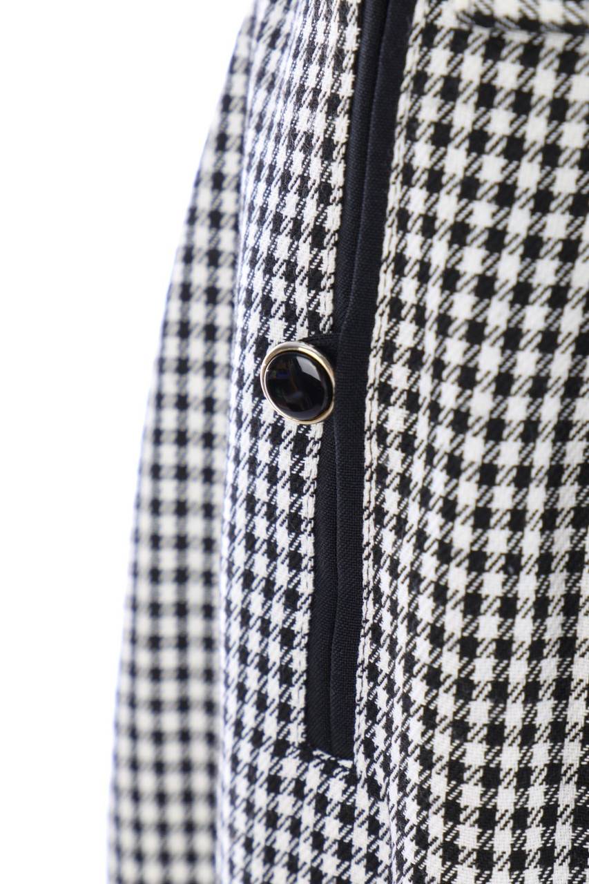 Carou VINTAGE Rock Mit Karo-Muster
