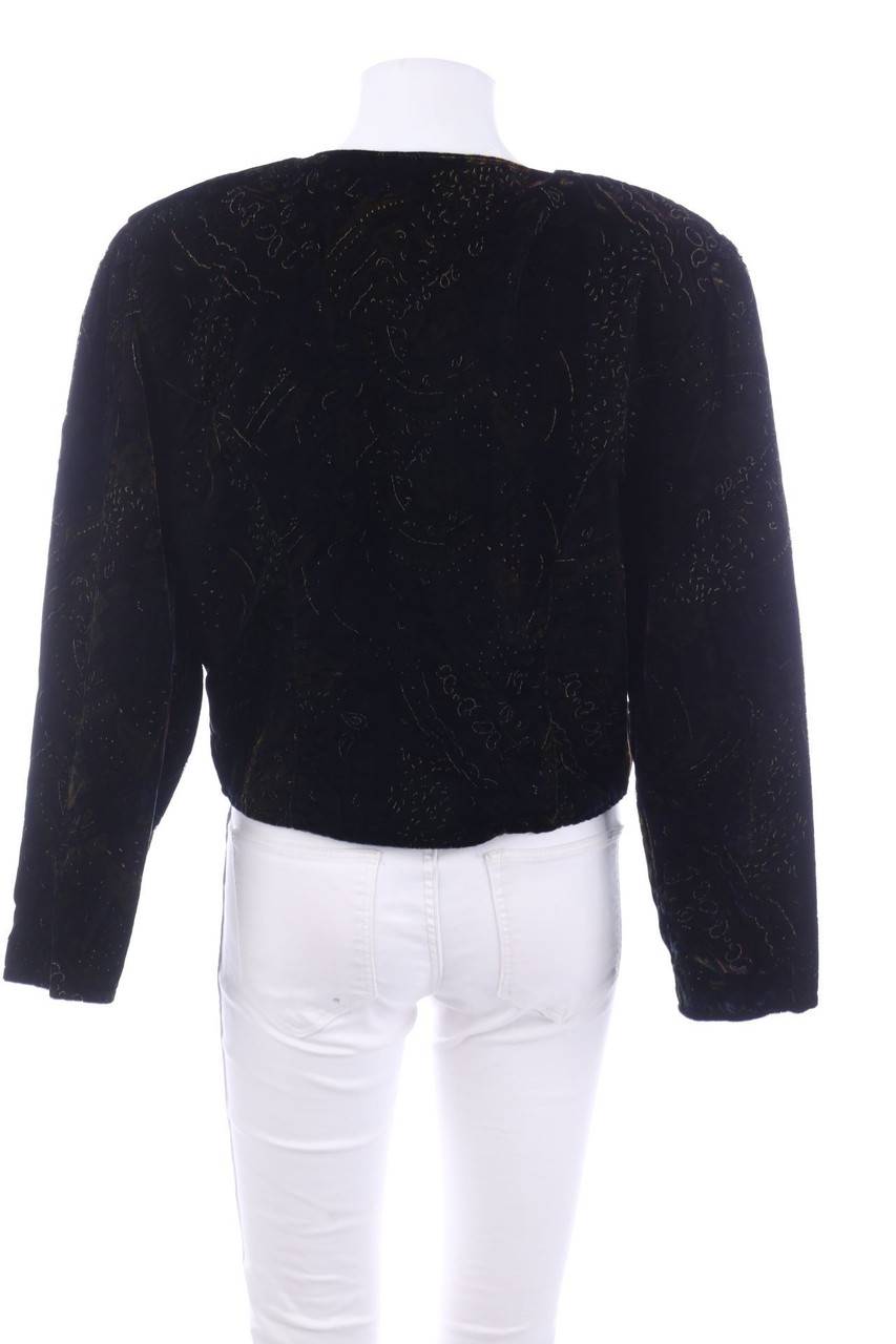 Carou VINTAGE Samt-Blazer Mit Muster