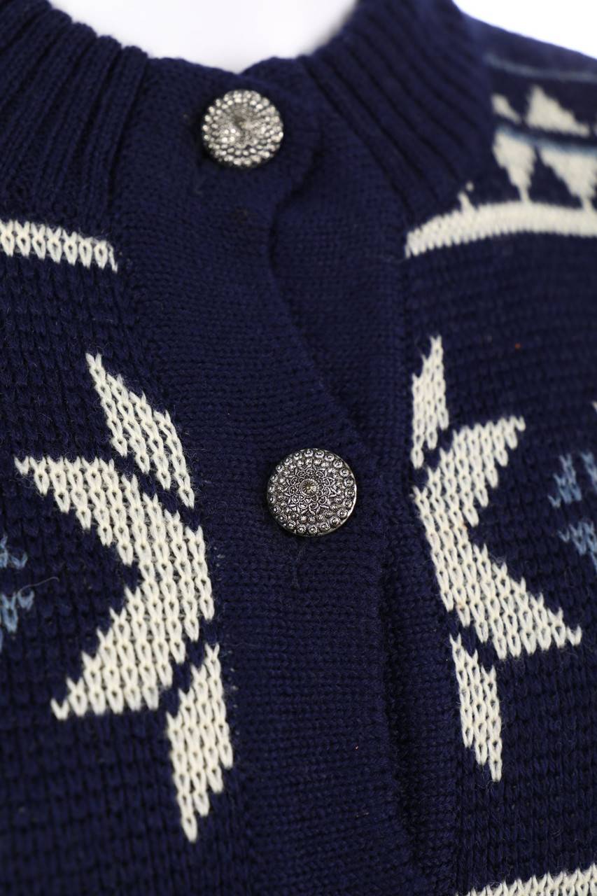 Carou VINTAGE Schurwoll-Cardigan