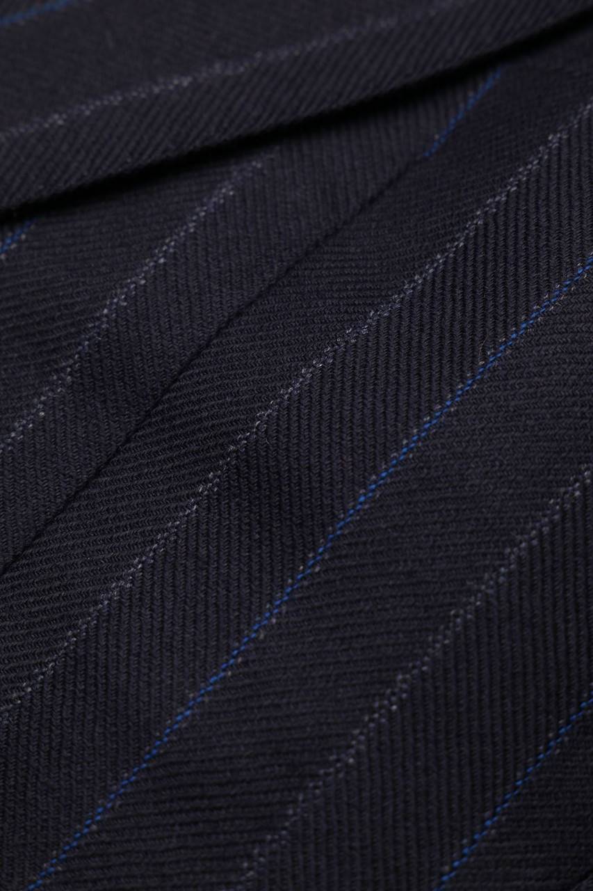 Carou VINTAGE Schurwoll-Sakko Mit Streifen