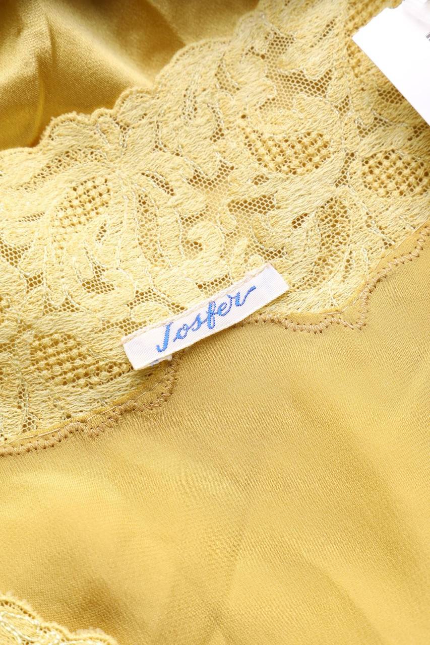 Carou VINTAGE Seiden-Bluse Mit Spitze