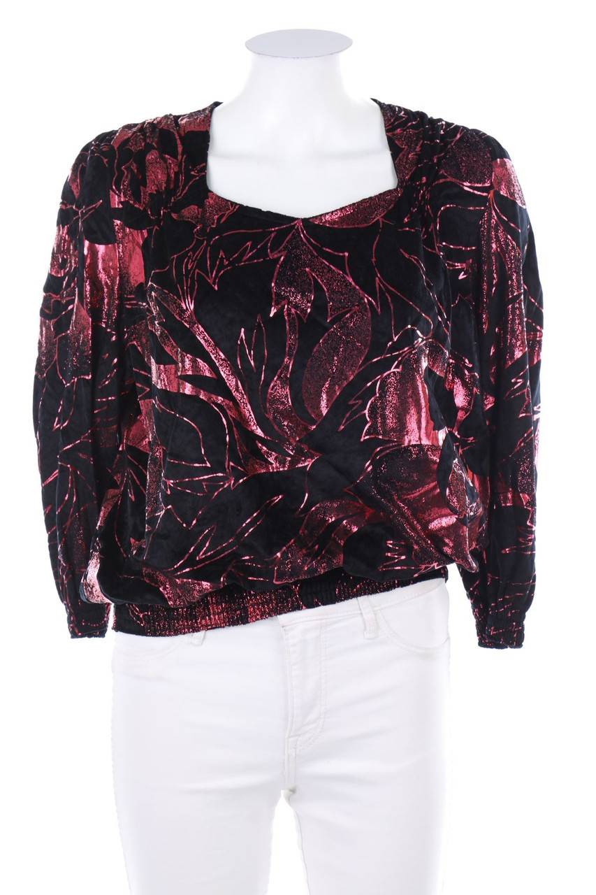 Carou VINTAGE Shirt mit Metallic-Effekt