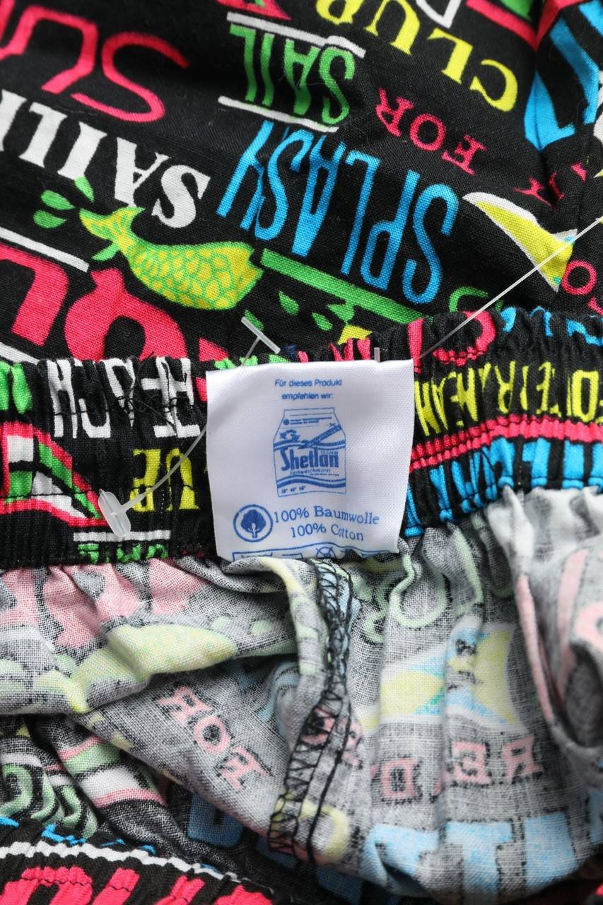 Carou VINTAGE Shorts Mit Statement-Print