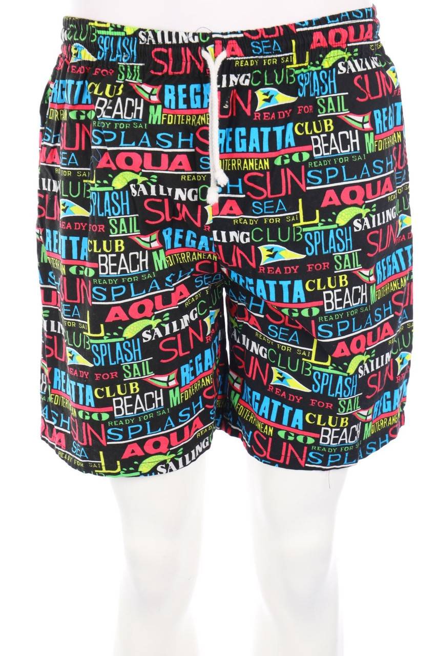 Carou VINTAGE Shorts mit Statement-Print