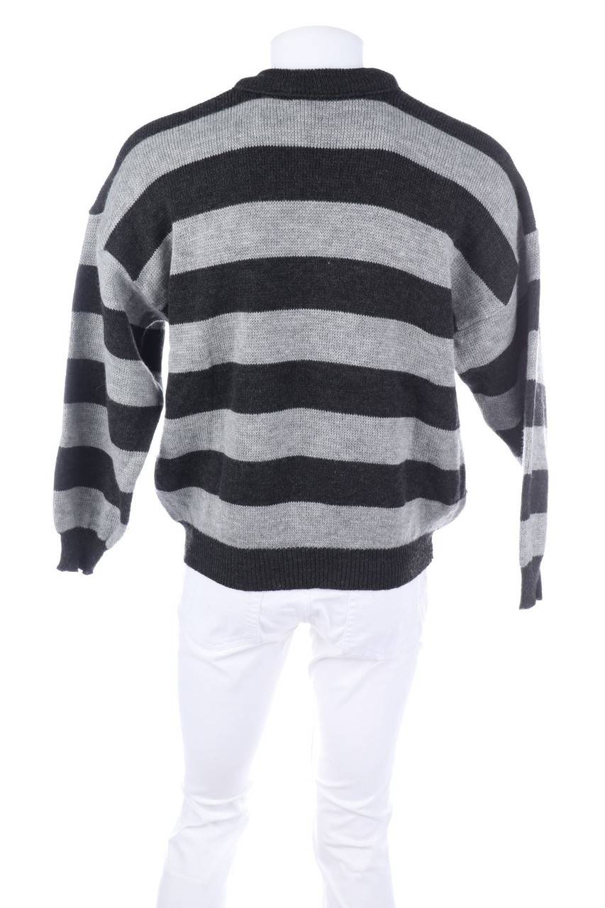 Carou VINTAGE Streifen-Pullover Mit Stickereien