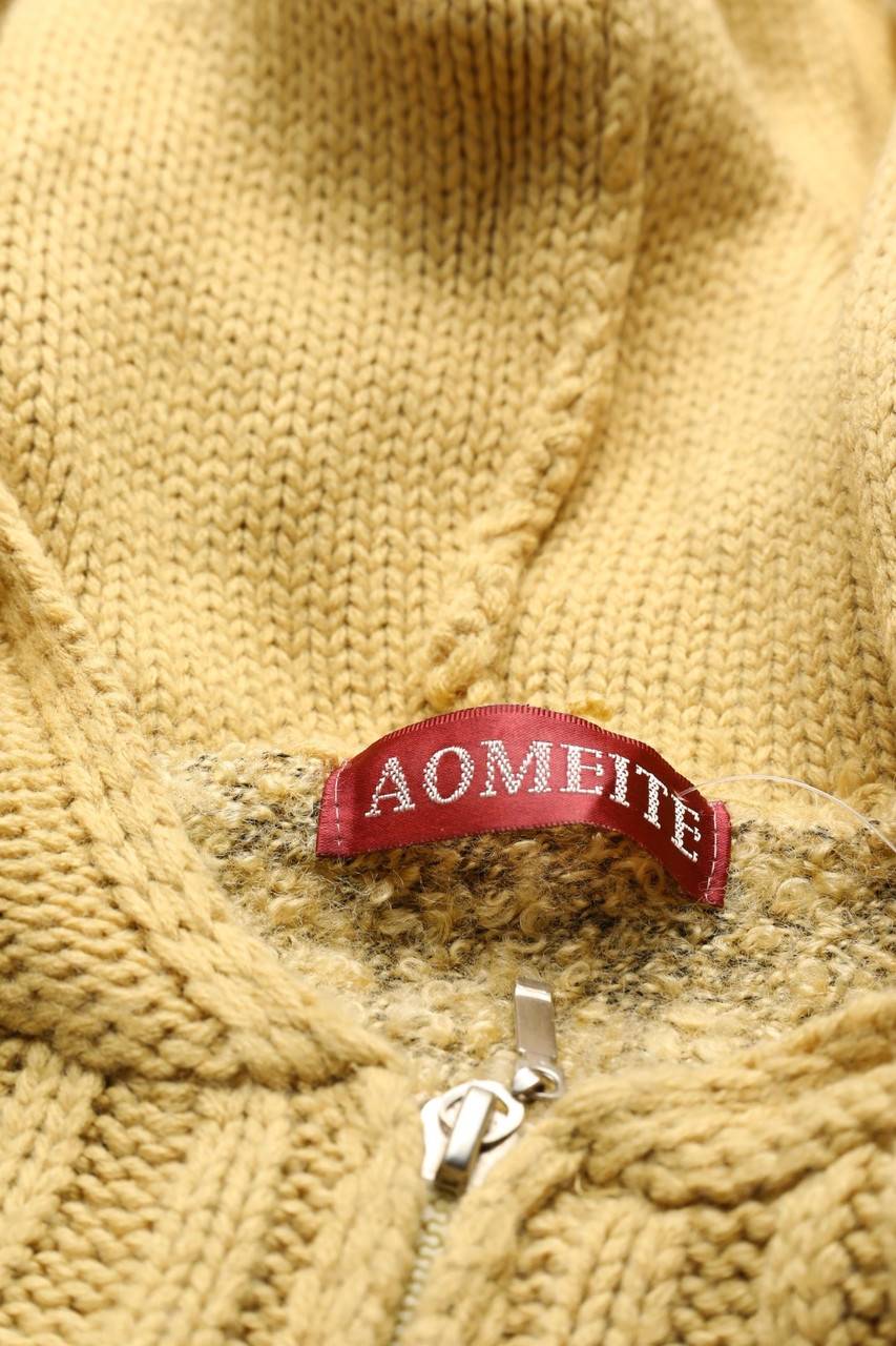 Carou VINTAGE Strick-Jacke Mit Fransen