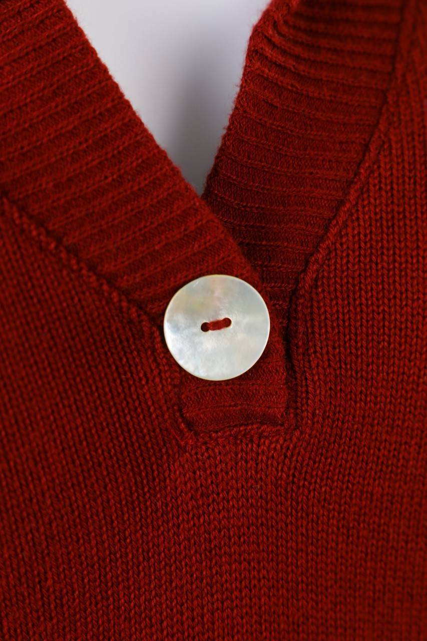 Carou VINTAGE Strick-Pullover Aus Baumwoll-Mix