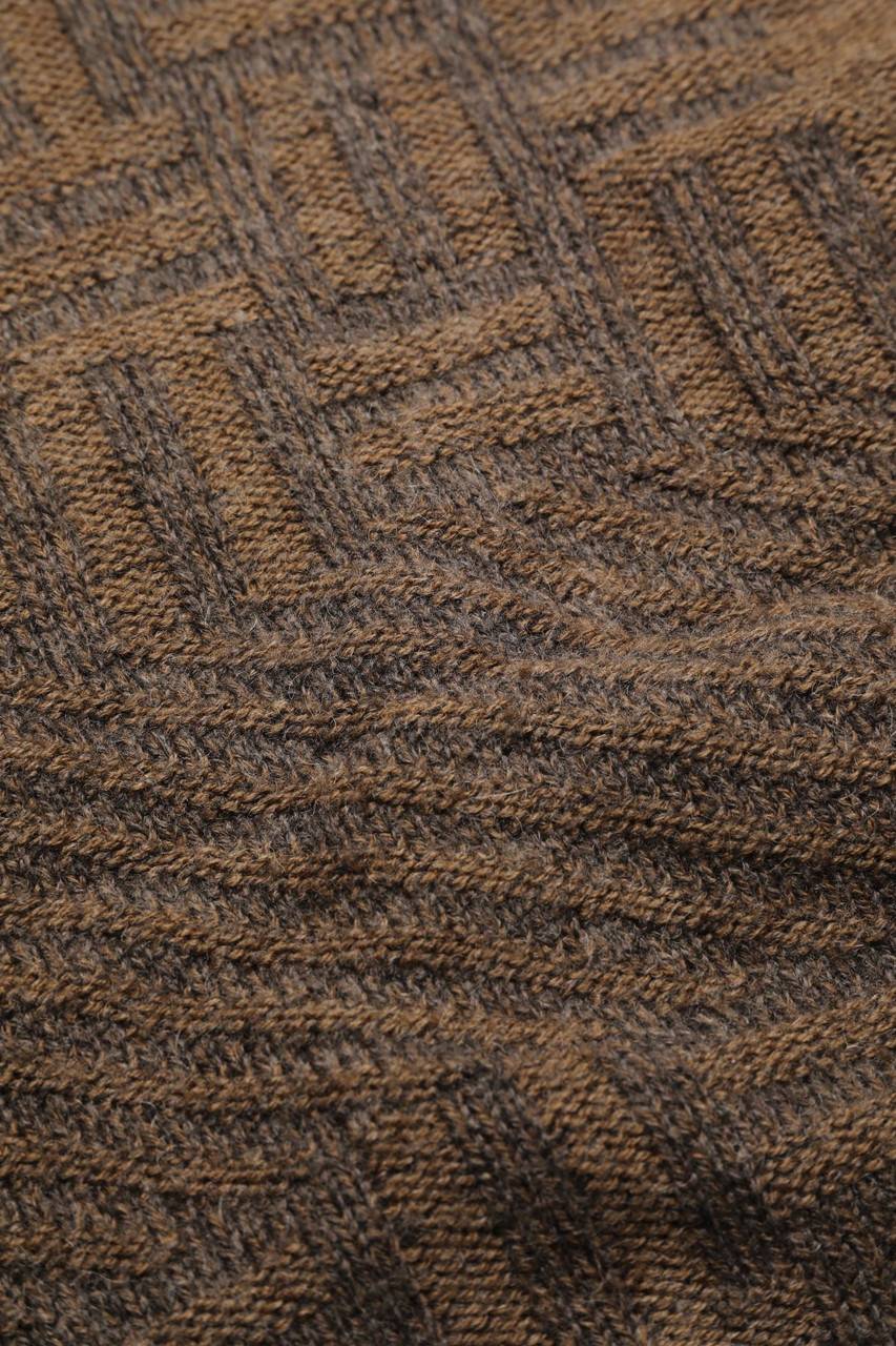 Carou VINTAGE Strick-Pullover Aus Schurwoll-Mix