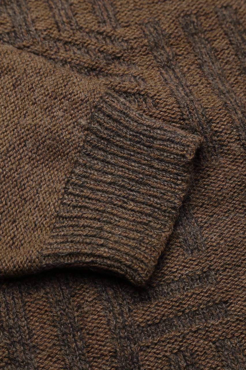 Carou VINTAGE Strick-Pullover Aus Schurwoll-Mix