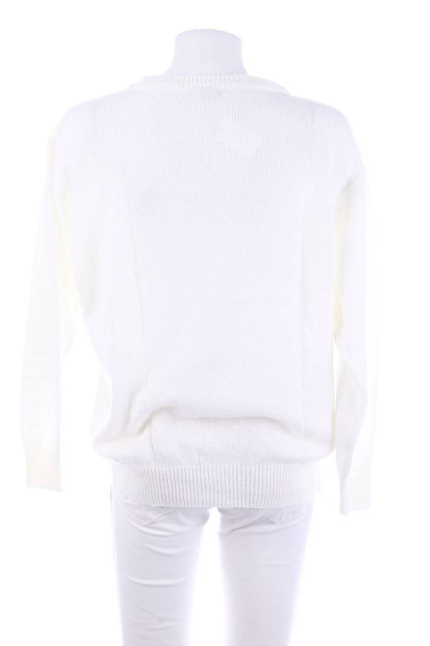 Carou VINTAGE Strick-Pullover Mit Applikationen