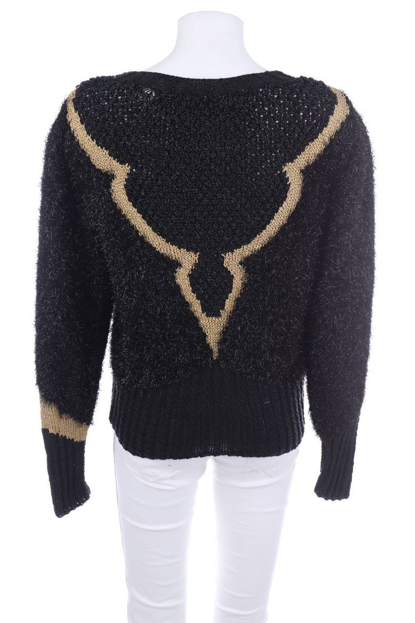 Carou VINTAGE Strick-Pullover Mit Glitzer