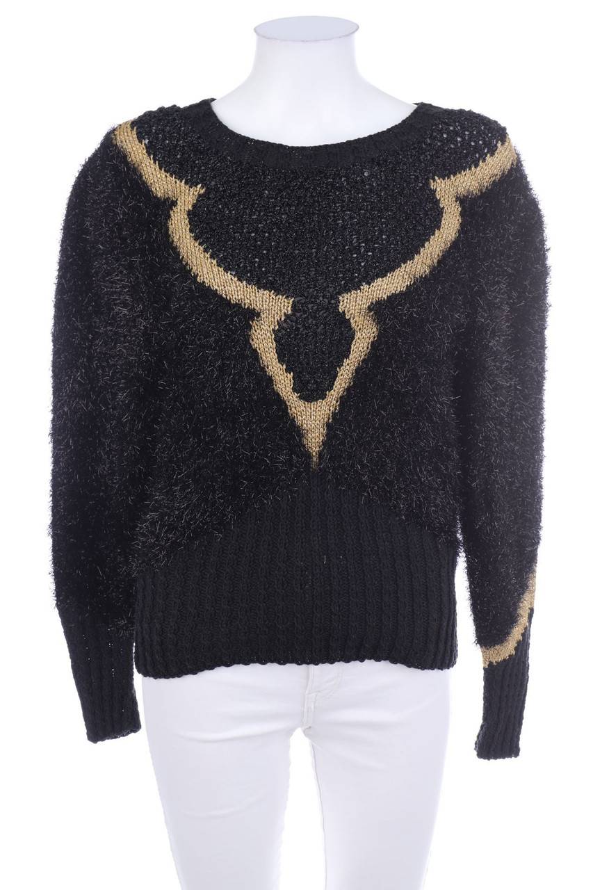 Carou VINTAGE Strick-Pullover mit Glitzer