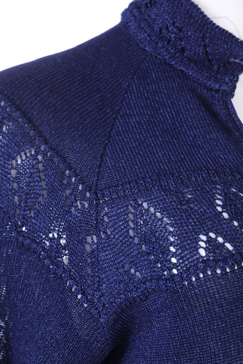 Carou VINTAGE Strick-Pullover Mit Kragen