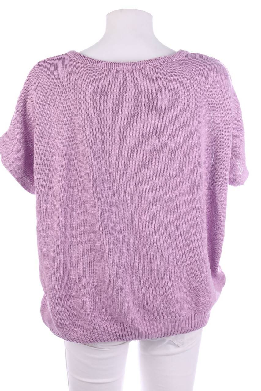 Carou VINTAGE Strick-Pullover Mit Leinen
