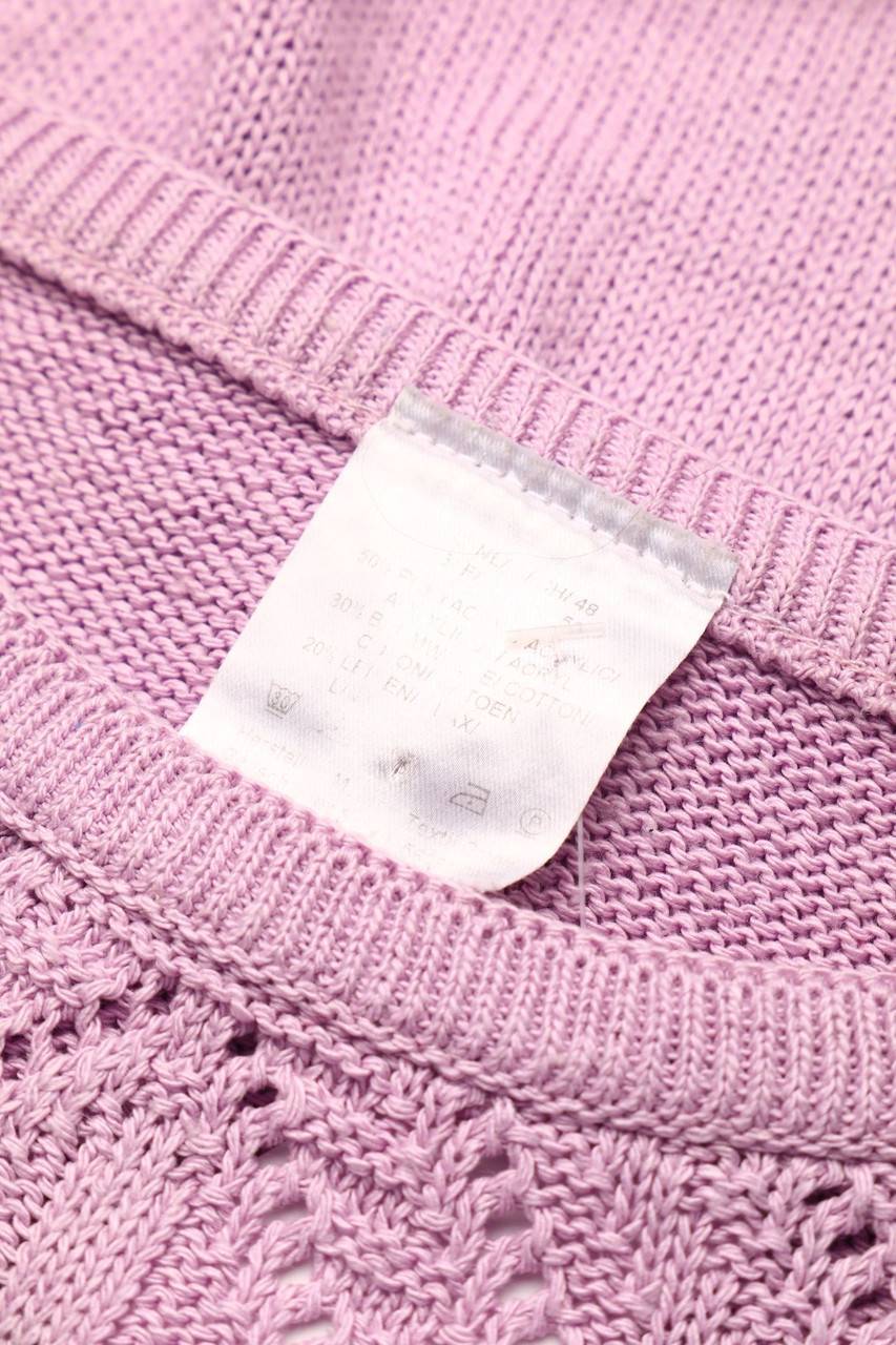 Carou VINTAGE Strick-Pullover Mit Leinen