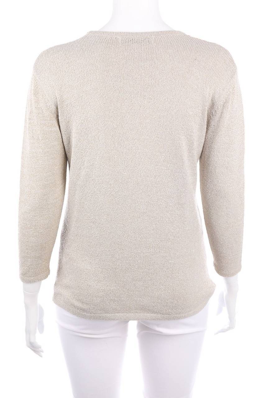 Carou VINTAGE Strick-Pullover Mit Leo-Print