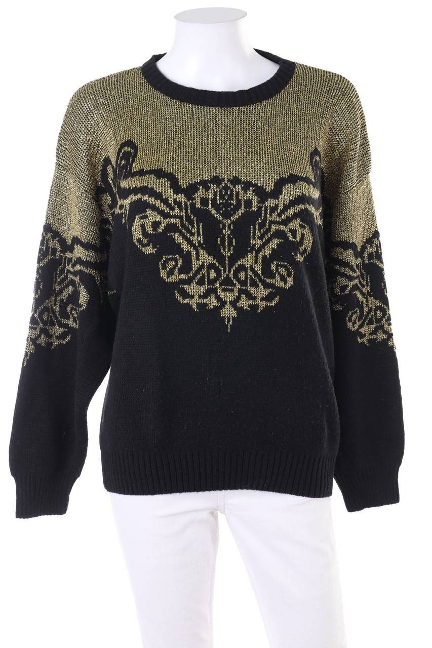 Carou VINTAGE Strick-Pullover mit Metallic-Effekt