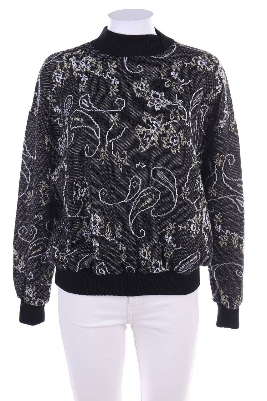 Carou VINTAGE Strick-Pullover mit Metallic-Effekt
