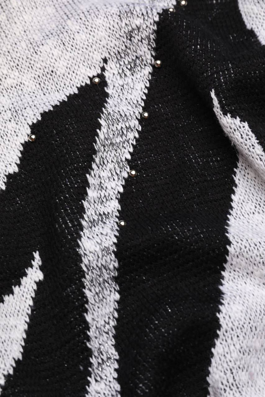 Carou VINTAGE Strick-Pullover Mit Muster