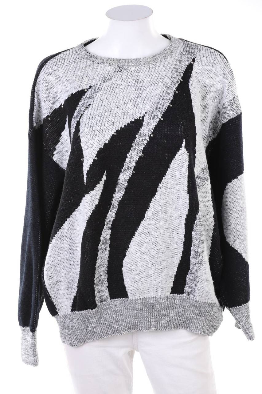 Carou VINTAGE Strick-Pullover mit Muster