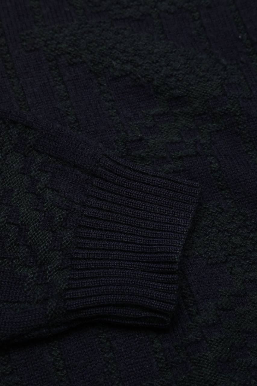 Carou VINTAGE Strick-Pullover Mit Muster