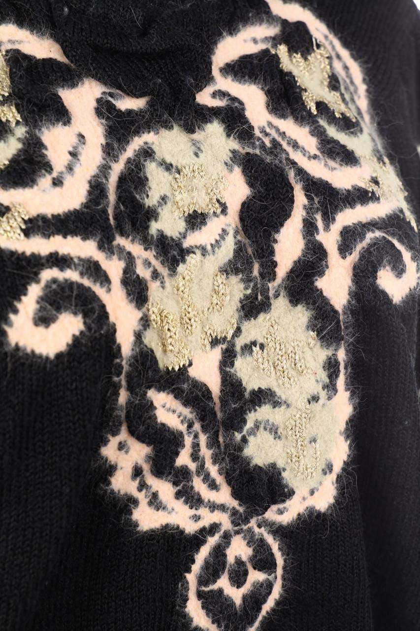 Carou VINTAGE Strick-Pullover Mit Muster