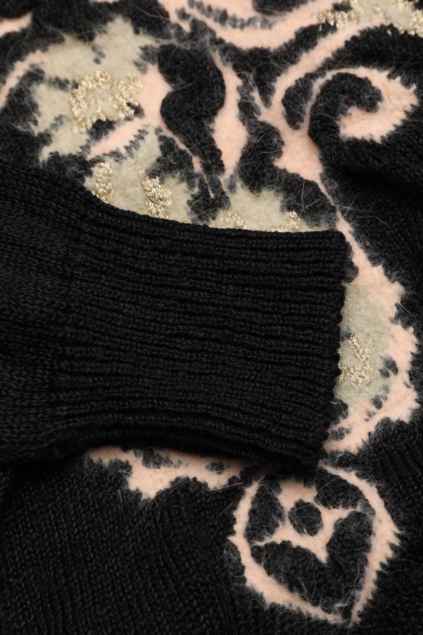 Carou VINTAGE Strick-Pullover Mit Muster