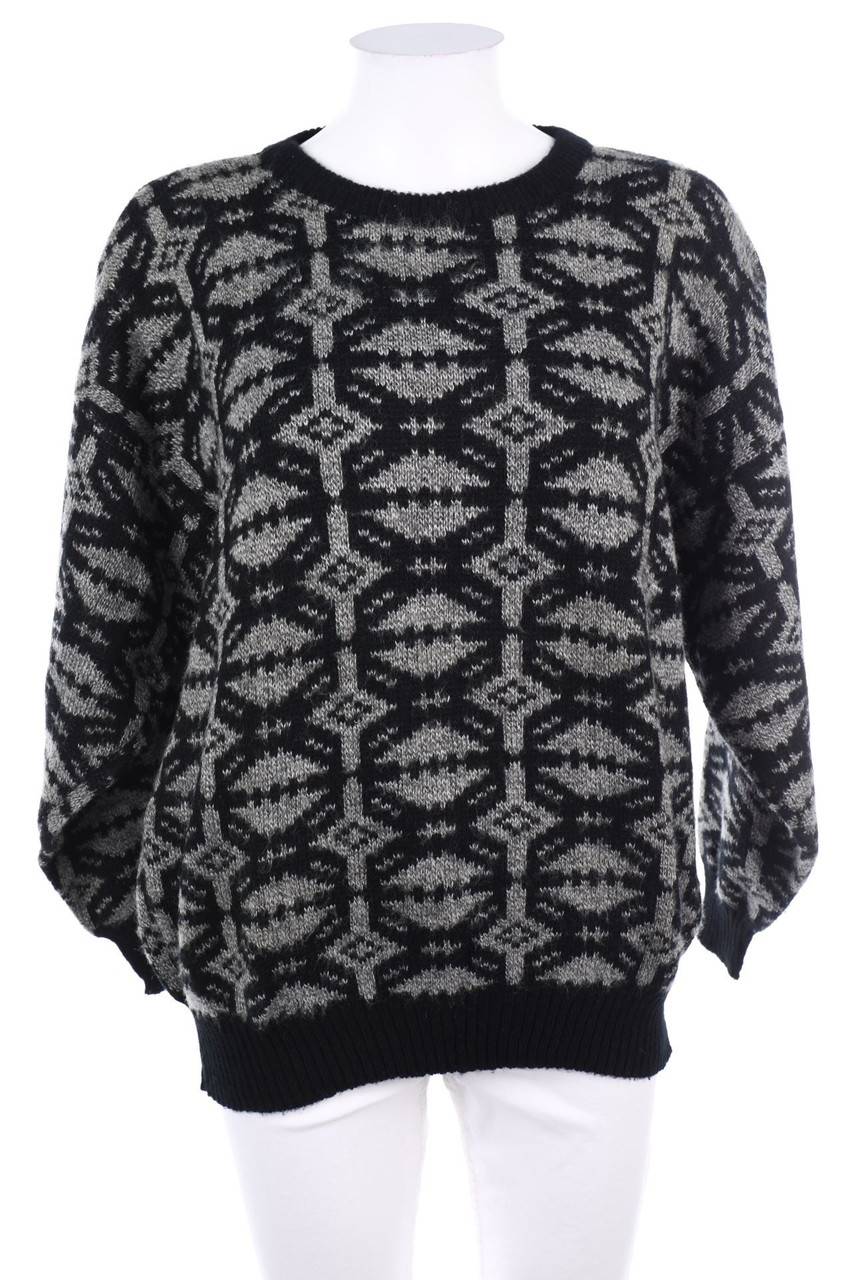 Carou VINTAGE Strick-Pullover Mit Muster