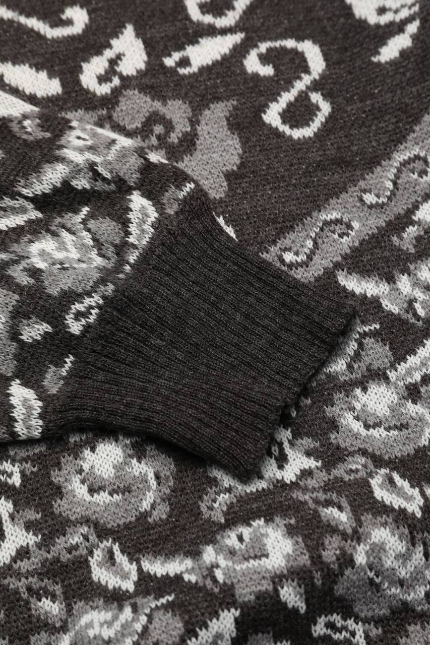 Carou VINTAGE Strick-Pullover Mit Muster