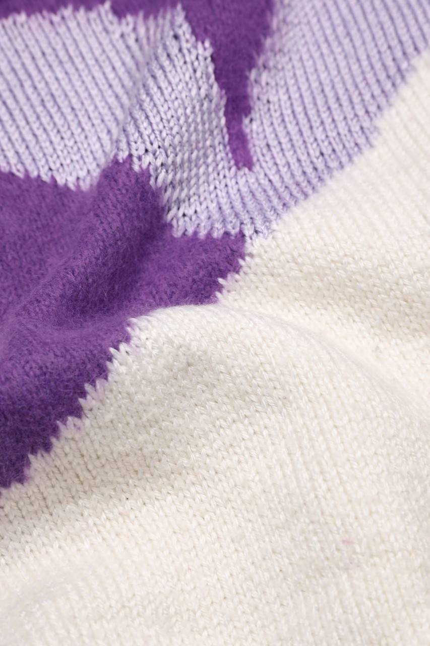 Carou VINTAGE Strick-Pullover Mit Muster