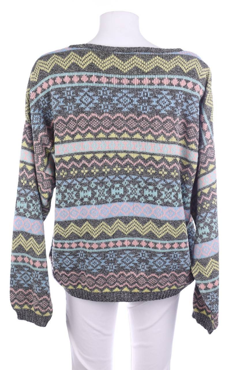 Carou VINTAGE Strick-Pullover Mit Muster