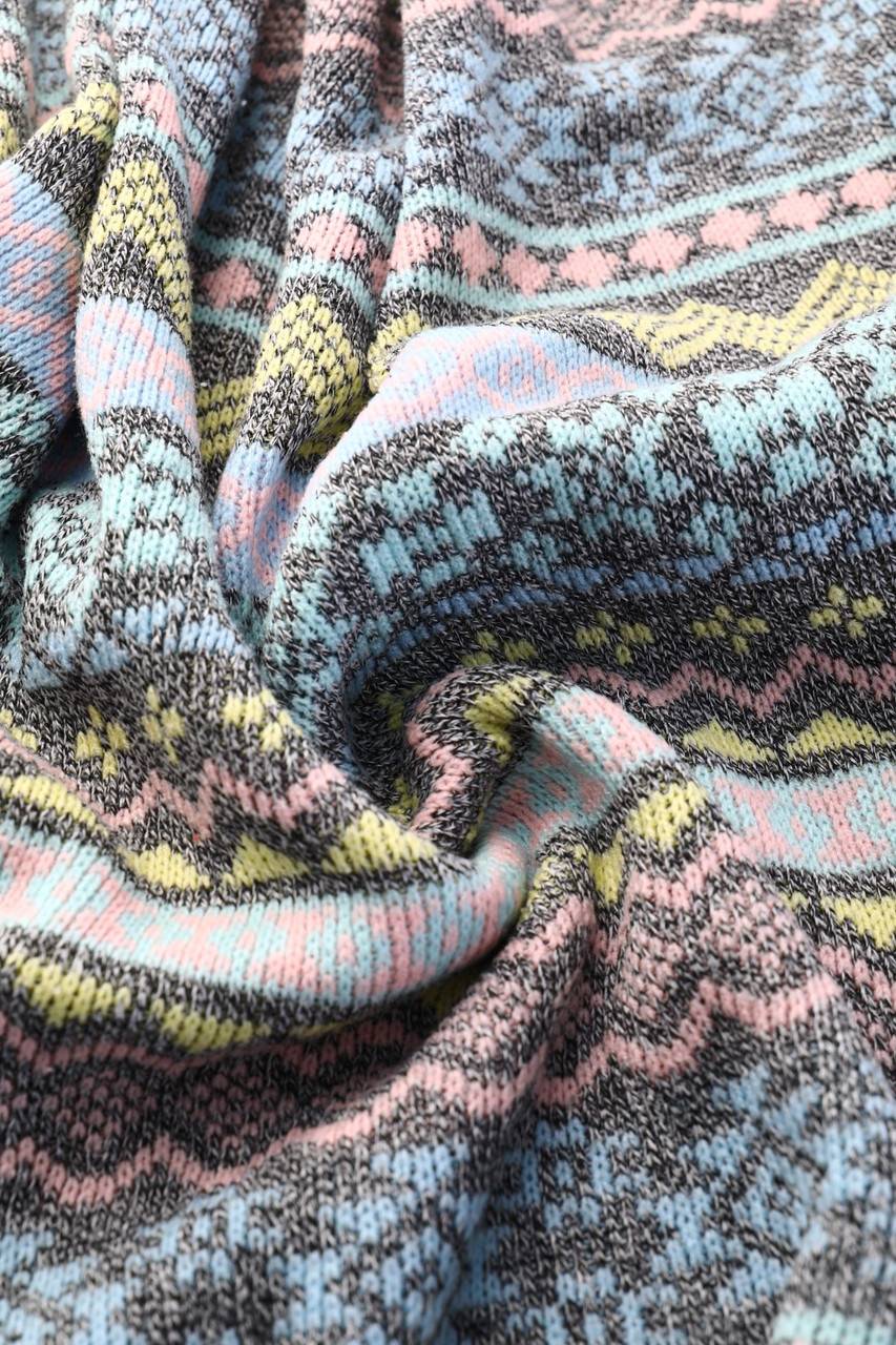 Carou VINTAGE Strick-Pullover Mit Muster