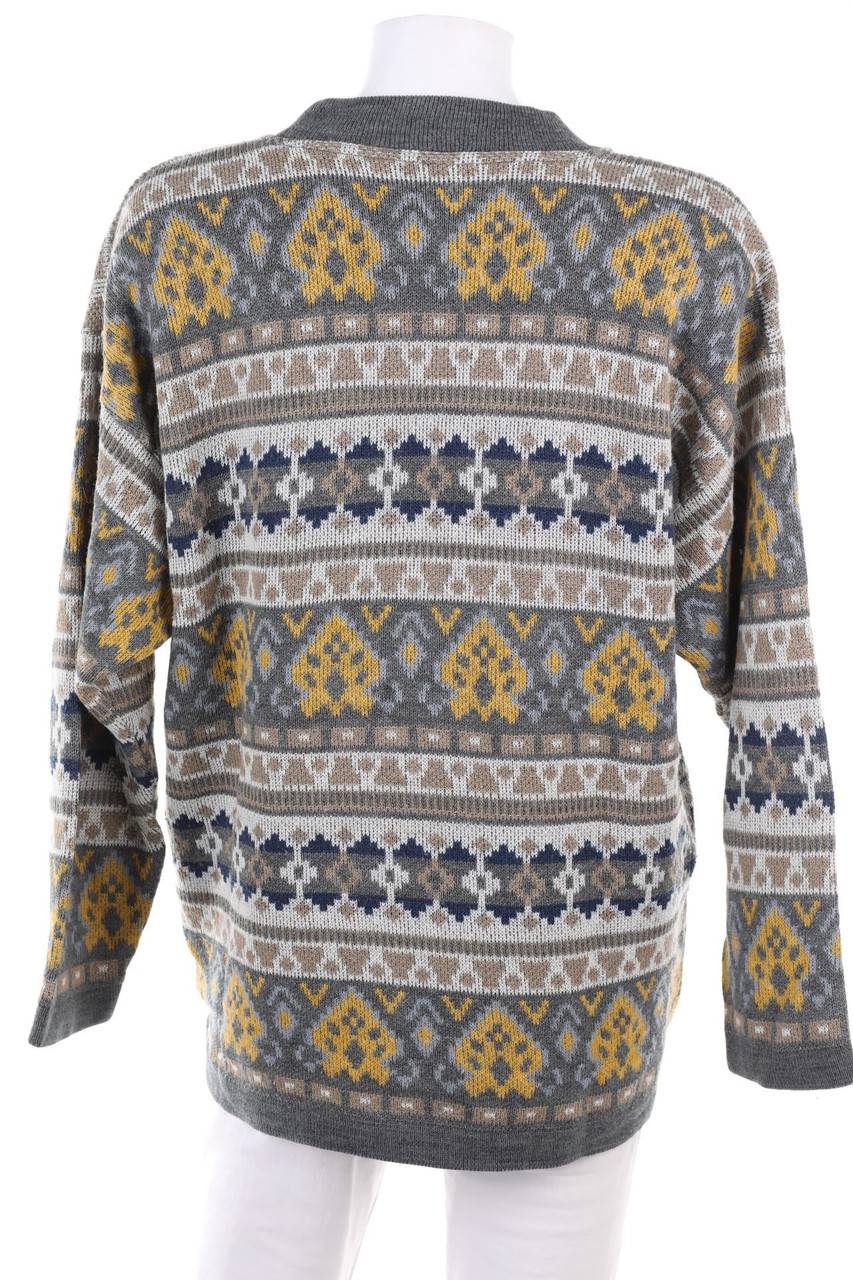 Carou VINTAGE Strick-Pullover Mit Muster