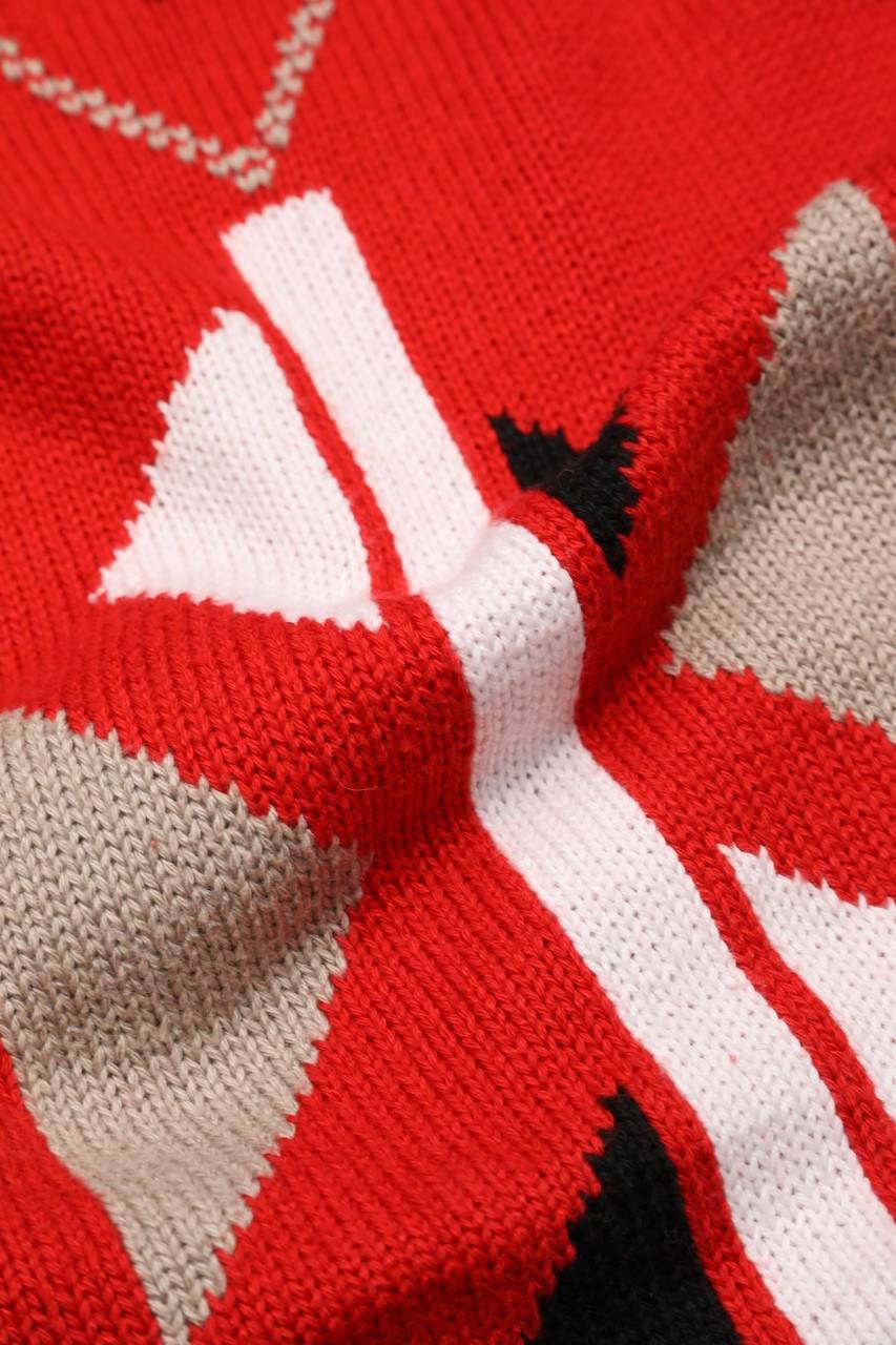 Carou VINTAGE Strick-Pullover Mit Muster