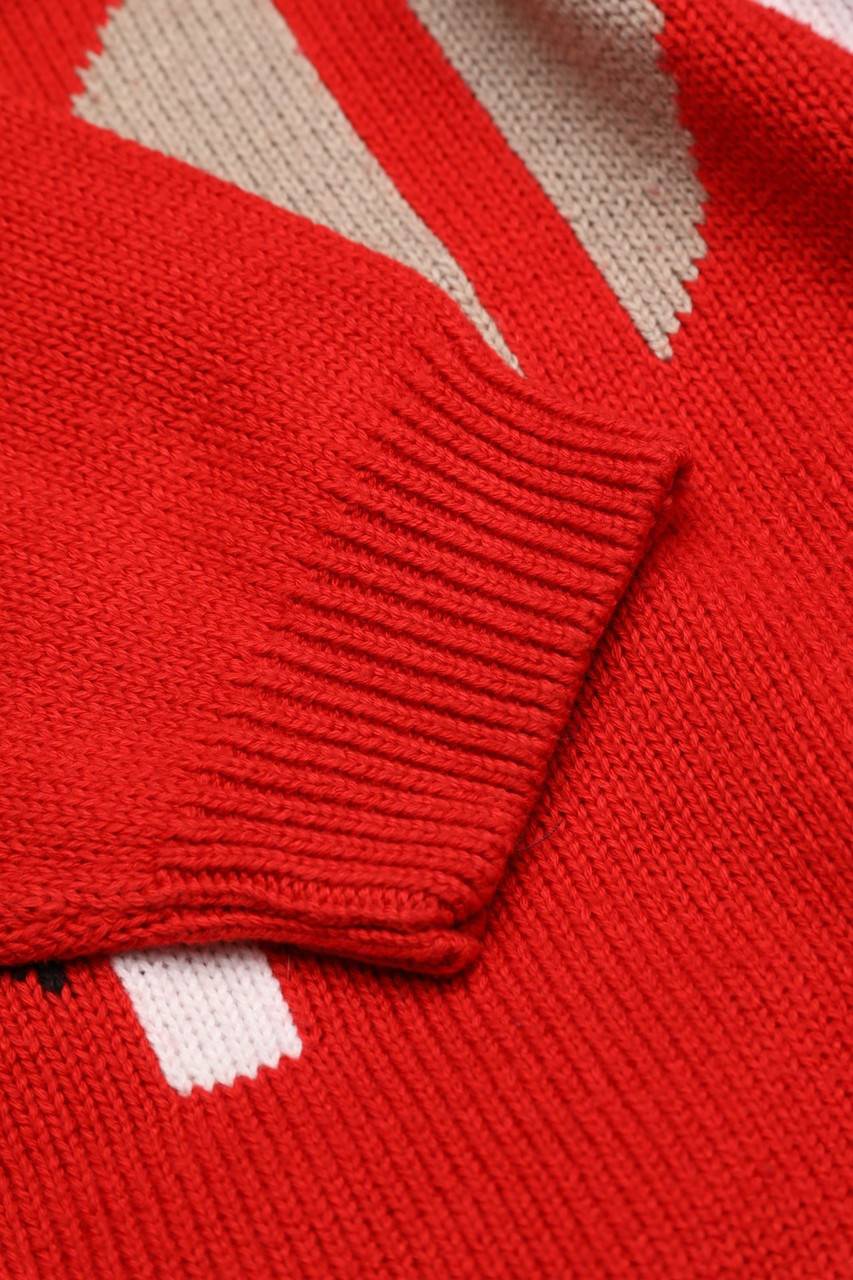 Carou VINTAGE Strick-Pullover Mit Muster